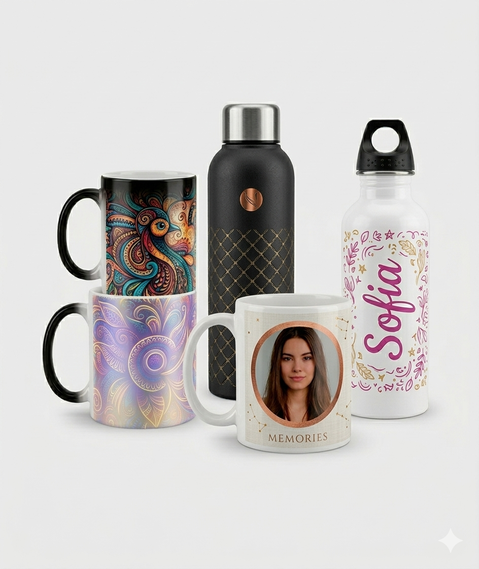 Tazas y Botellas Sublimadas
